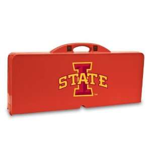 Iowa State Cyclones Folding Picnic Table with Seats (Red):  