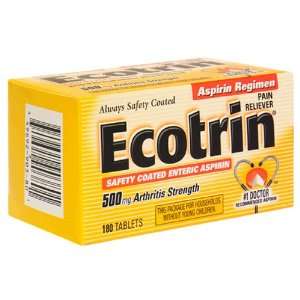   Strength Coated Aspirin   180 ea (Pack of 2)