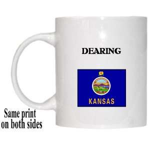  US State Flag   DEARING, Kansas (KS) Mug 
