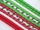 GIRLY PINK/GREEN TRACTOR 3/8 GROSGRAIN RIBBON 3 YARDS YDS