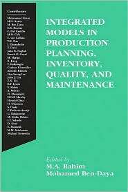 Integrated Models in Production Planning, Inventory, Quality, and 