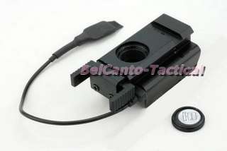 Tactical Pistol Red Laser Sight 635nm with Switch Pad for 20mm Weaver 