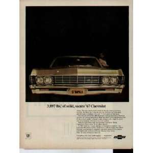   secure 67 Chevrolet Impala. .. 1967 Chevrolet Impala Ad, A3896A