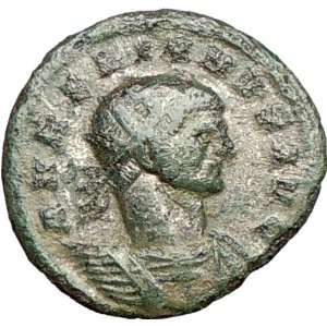 AURELIAN 272AD Authentic Ancient Silvered Roman Coin Jupiter Zeus w 