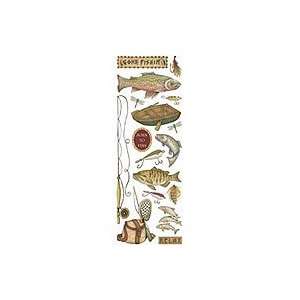  Stickers Great Outdoors Fishing Icon: Home & Kitchen