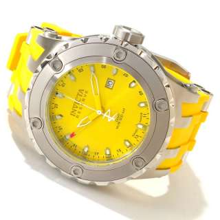   Reserve Specialty Subaqua Swiss Made GMT Yellow Watch 1393 NEW  