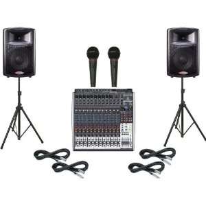  Behringer Xenyx X2442USB / Harbinger APS12 PA Package 