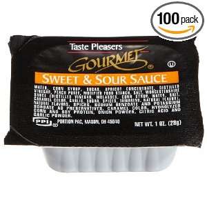 Taste Pleasers Gourmet Sweet & Sour Sauce, 1 Ounce Cups (Pack of 100 