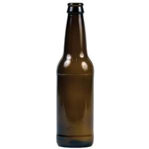  12 Oz Beer Bottles  Amber  Case of 24: Kitchen & Dining