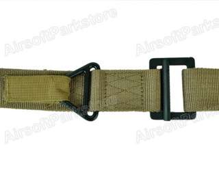 Tactical CQB Military Combat Duty Rescue Rigger Belt   Tan  