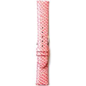   Pink Snakeskin Watch Strap   Fits Michele Watches: Everything Else