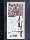 1954 SAVAGE ARMS 99 340 Hunting Rifle magazine Ad gun charging Bull 