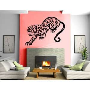  Tiger Fighting Posture Asian Hunter Animal Tribal Decor 