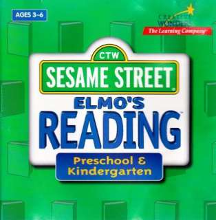 Sesame Street: Elmos Reading PC CD preschool kids game  