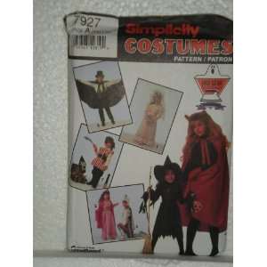   Costumes Patterns 7927 No Sew [Size A] Arts, Crafts & Sewing