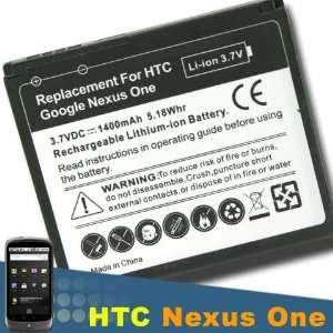   Power Battery For HTC Google NexUS One Cell Phones & Accessories