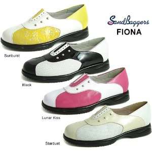  Sandbaggers Fiona Womens Golf Shoes (Color=Black,Size=9 