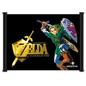  Legend of Zelda: Ocarina of Time Game Fabric Wall Scroll 
