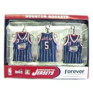  Houston Rockets NBA Jersey Magnet Set