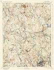 Tyngsboro Nashua Hudson NH MA topo map c. 1930  