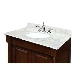   Carrara White 49 Carrara White Marble Vanity Top with Sink OW4922CW