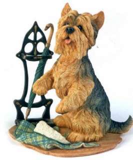 COUNTRY ARTISTS PRECIOUS YORKIE W UMBRELLA STAND  