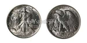 1945, Walking Liberty Half Dollar  