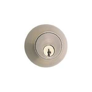 Emtek 8350 US15A Antique Nickel Regular Style Double Cylinder Deadbolt