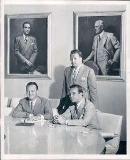   1947. It shows Henry Ford II and his two brother Benson and William