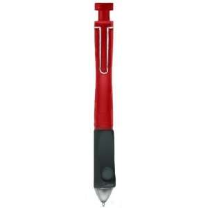   Pen, Black Ink. 4 Pack. Red Barrel, Black Grip. 84120