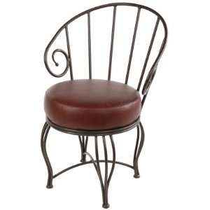 902 862 FAB FDT Bella Side Chair With Distressed Tan Fabric Seat: Item 