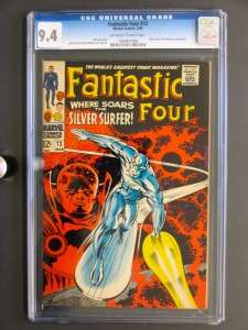   72 MARVEL 1968 CGC 9.4 NM   Silver Surfer cover/story   Pre #1  