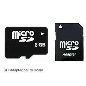  8 GB MicroSD Memory Card with SD Adapter   by Abacus24 7 