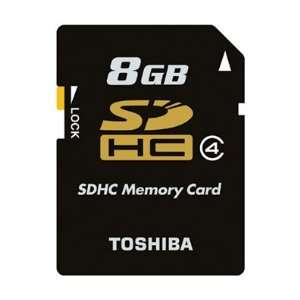  Toshiba 8GB SDHC Class 4 Memory Card: Electronics