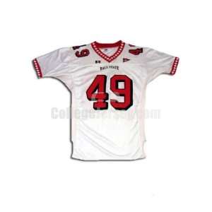   No. 49 Game Used Ball State Russell Football Jersey