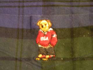 1990s Mens Ralph Lauren Teddy Bear Shirt SZ L Used  