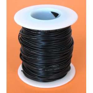  22 Ga BlACk Hook Up Wire, Solid 100 Electronics