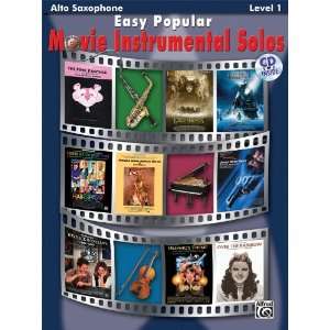   Easy Popular Movie Instrumental Solos Alto Sax Musical Instruments