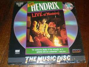 Jimi Hendrix LASER VIDEODISC Live At Monterey  