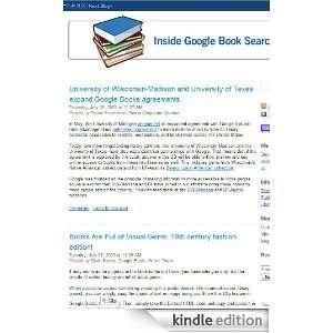  Google Inside Google Book Search: Kindle Store: Google
