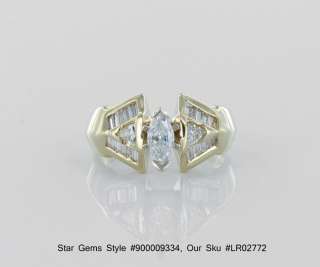 Star Gems #900009334 Y Gold, Diamond, Semi Mount/Wedding Set 
