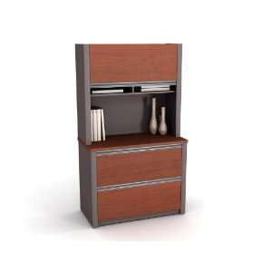  2 Drawer Lateral File with Hutch HKA228: Office Products