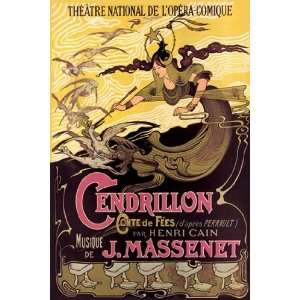   Theatre National de lOpera Comique   Poster by Emile Bertrand (12x18