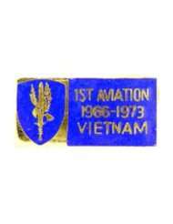 Army 1st Aviation Brigade Vietnam Pin 1 1/8