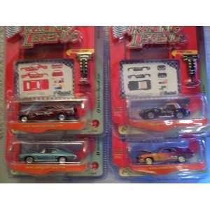  Johnny Lightning Racing Legends R1 Four Car Set: Toys 