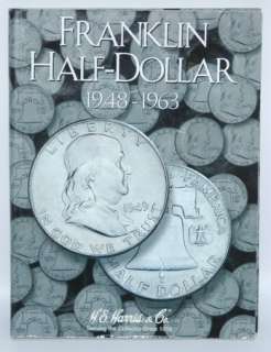 1948 1963 FRANKLIN SILVER HALF DOLLAR COMPLETE SET  