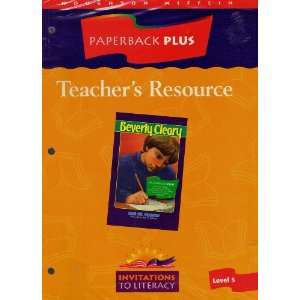  PAPERBACK PLUS TEACHERS RESOURCE BEVERLY CLEARY 