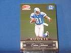 CALVIN JOHNSON 2007 DONRUSS ELITE DETROIT LIONS ROOKIE RC 118 CARD D 