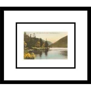  Echo Lake, Franconia Notch, New Hampshire Places Framed 
