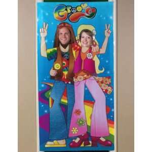 Plastic Hippie Couple Photo Door Banner Toys & Games